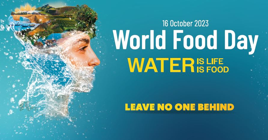 World Food Day; with soul of water